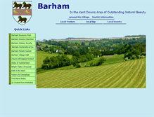 Tablet Screenshot of barham-kent.org.uk